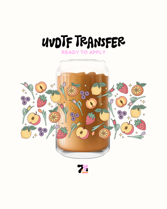 Sliced apples - UVDTF Wrap