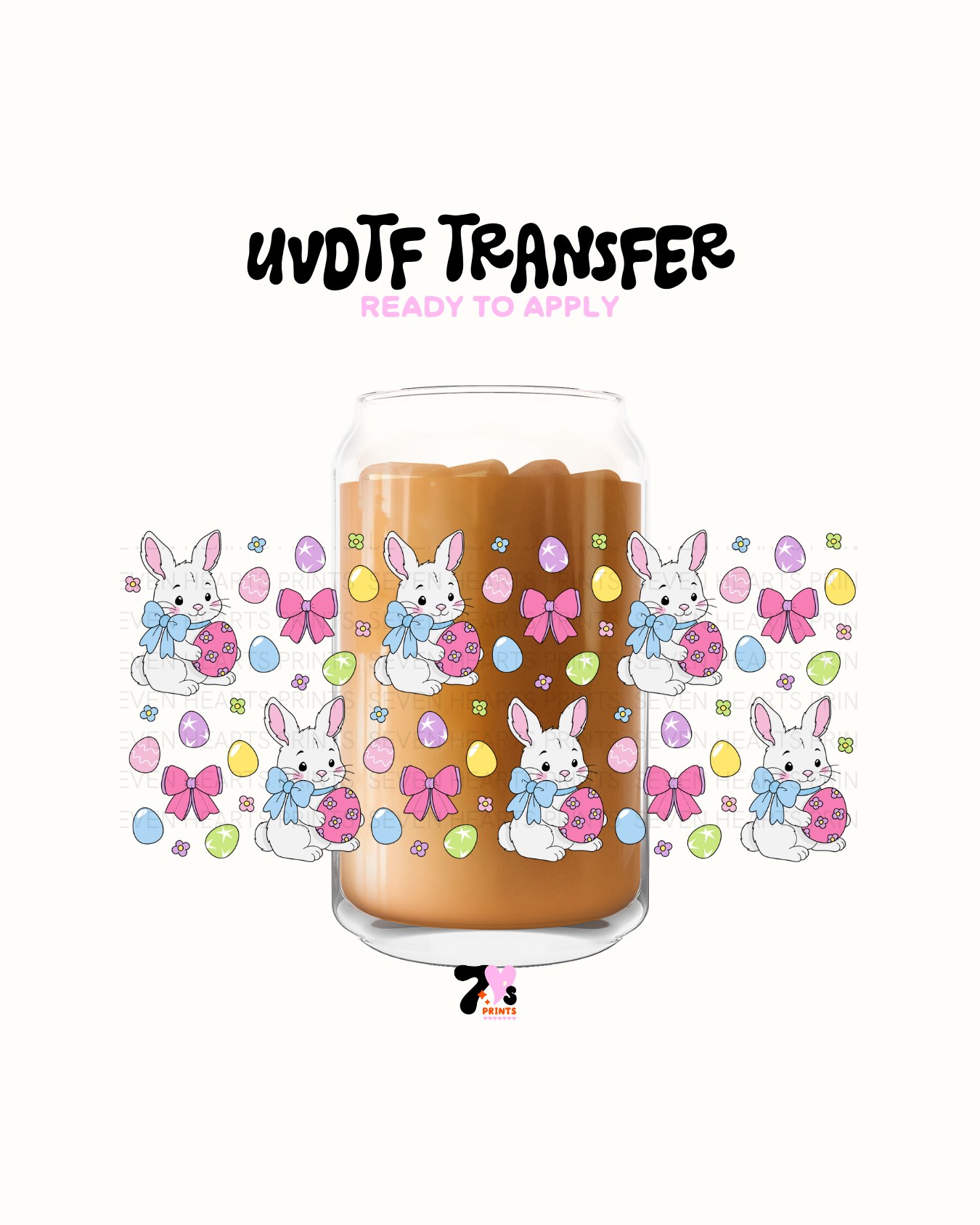 Bunny and Eggs - UVDTF Wrap