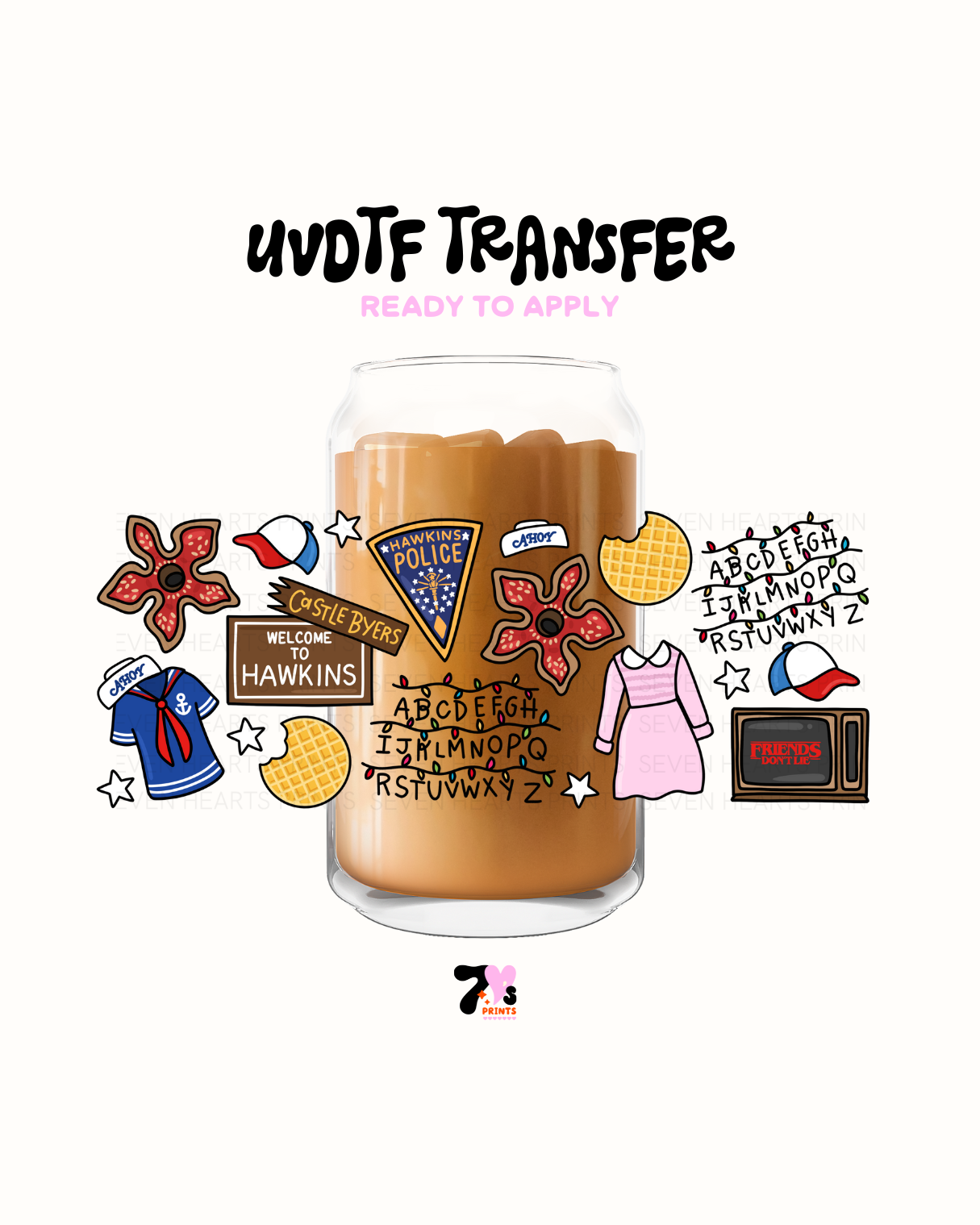 Welcome Hawkins - UVDTF Wraps