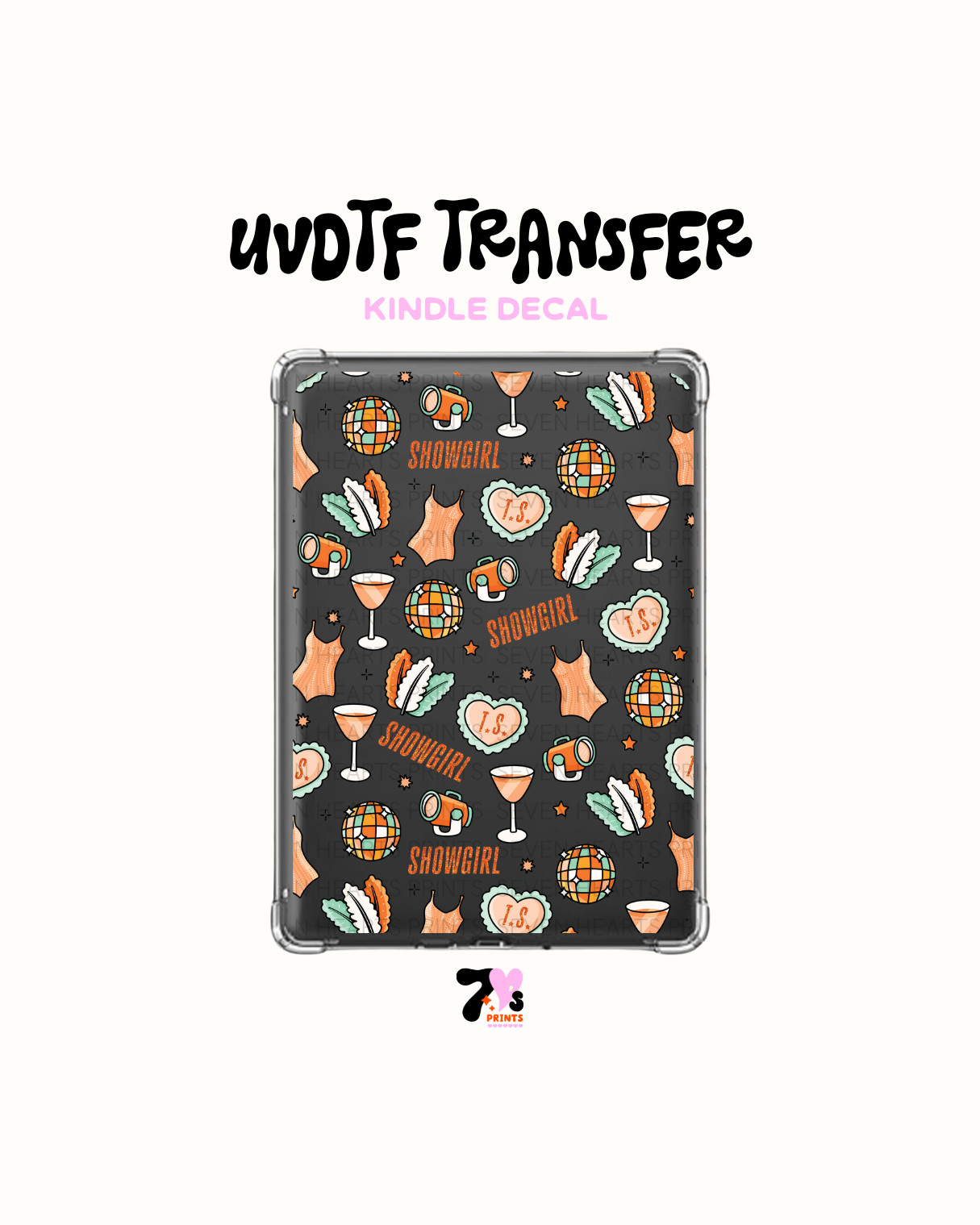 Showgirl - UVDTF Kindle Decal