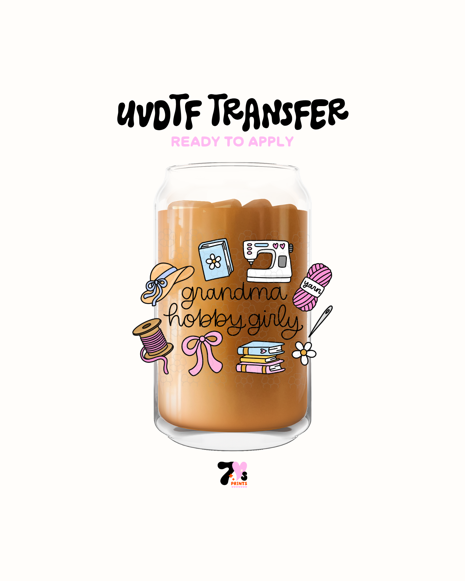 Grandma Hobby Girl - UVDTF Decal