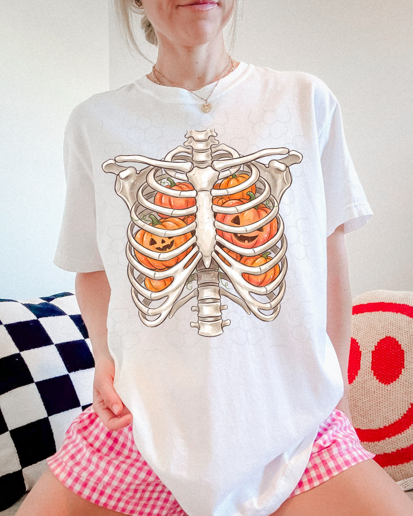 Skeleton pumpkins - DTF Transfers