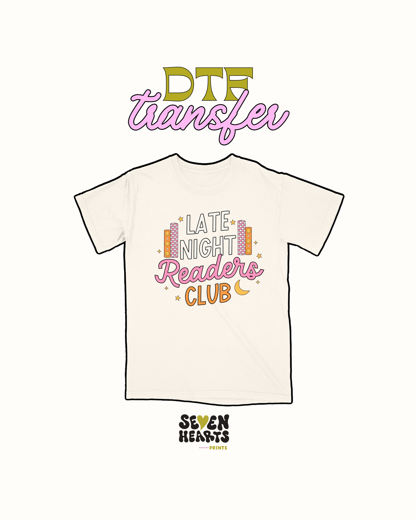 late night reader club - DTF Transfer