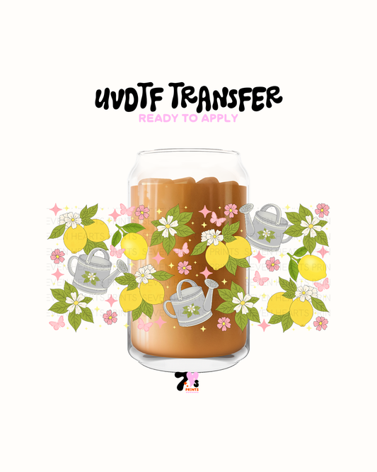 Spring Vibes and Lemons - UVDTF Wrap