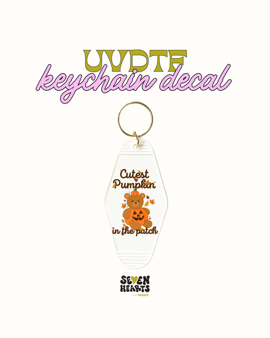 cutest pumpkin in the patch - Set of 5 UVDTF