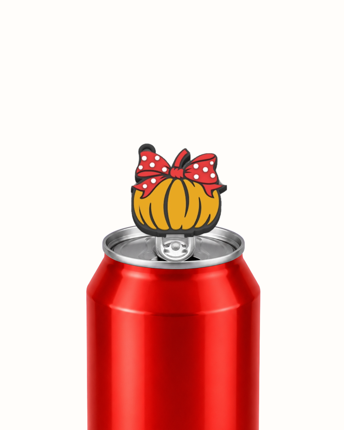 Red Bow Pumpkin 3d Can Opener