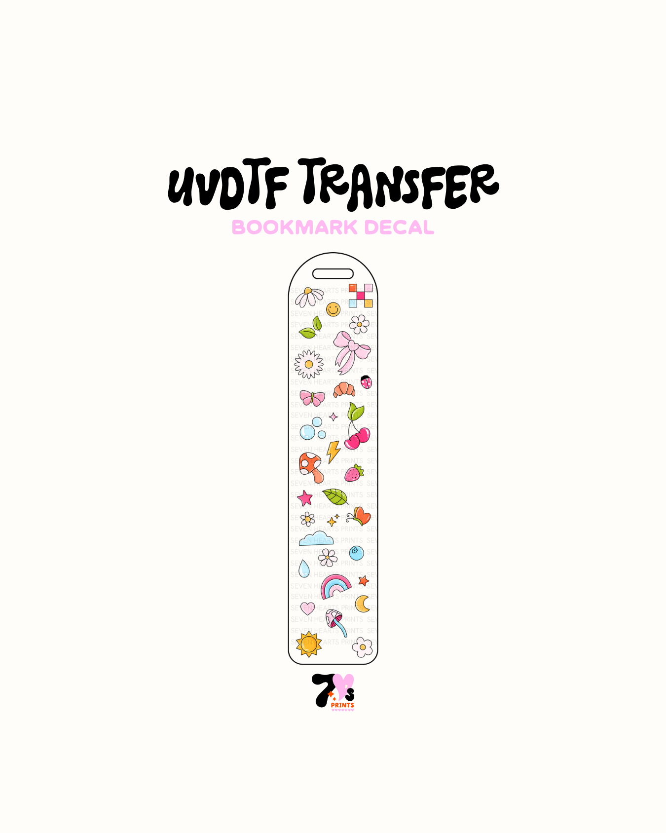 #164 UVDTF Bookmark Decal 1.1