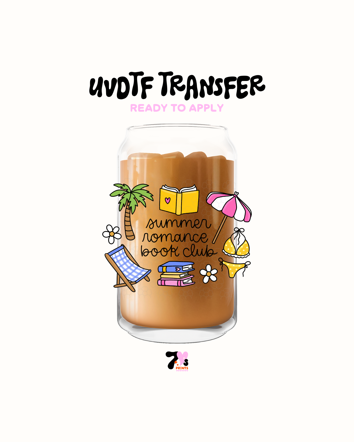 Summer romance book club - UVDTF Decal