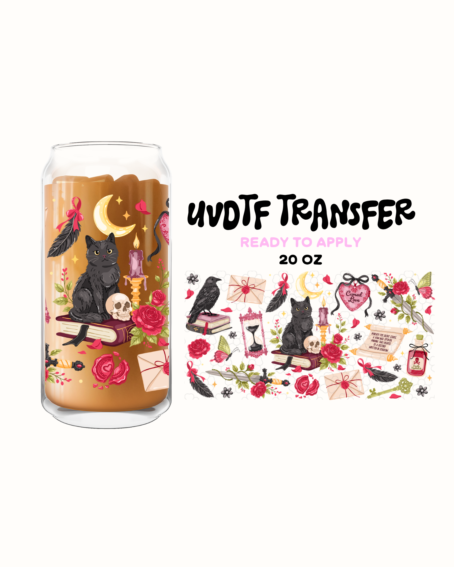 Dark Romance Book Club - UVDTF 20oz Cup Wrap
