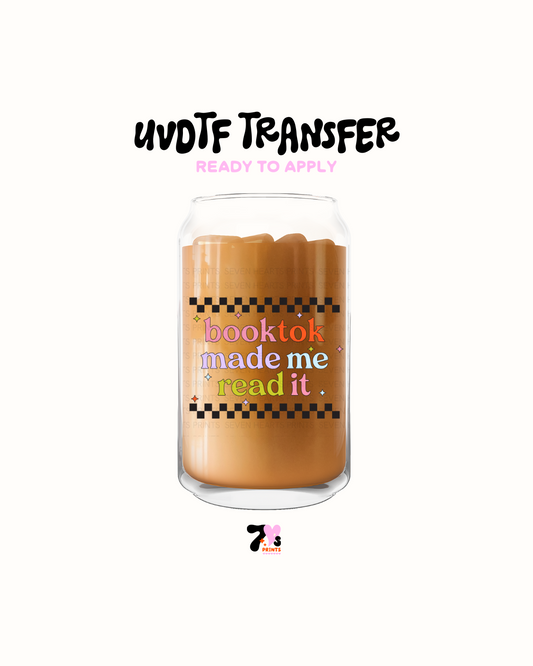Booktok made me do it - UVDTF Decal