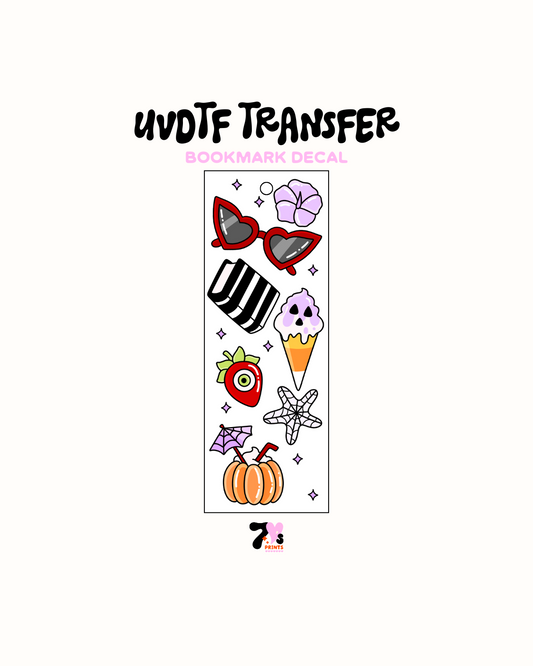 Summerween - UVDTF Bookmark Decal