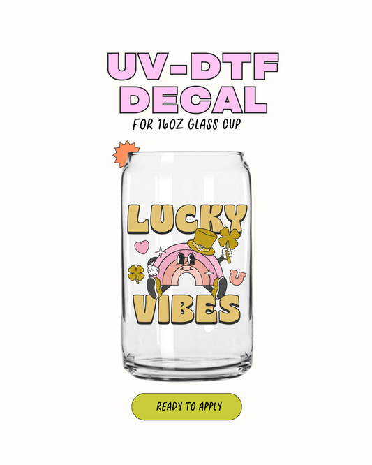 Lucky Vibes - UVDTF Decal