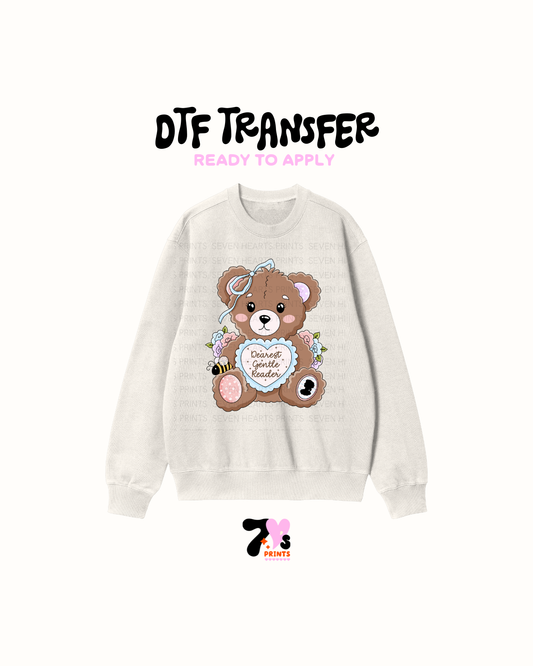 Bridgerton Cute Bear - DTF Transfers