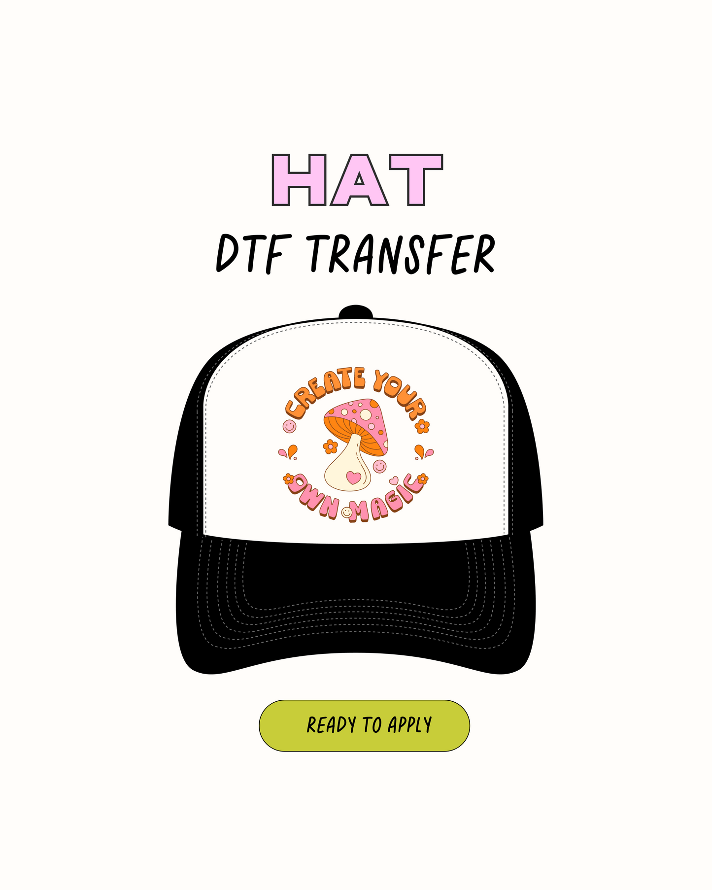 Create your own Pack - DTF Hat Transfers