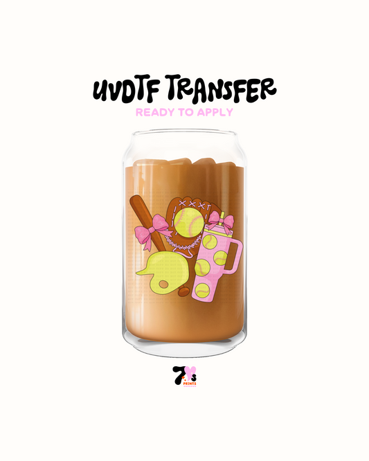 Softball  - UVDTF Decal