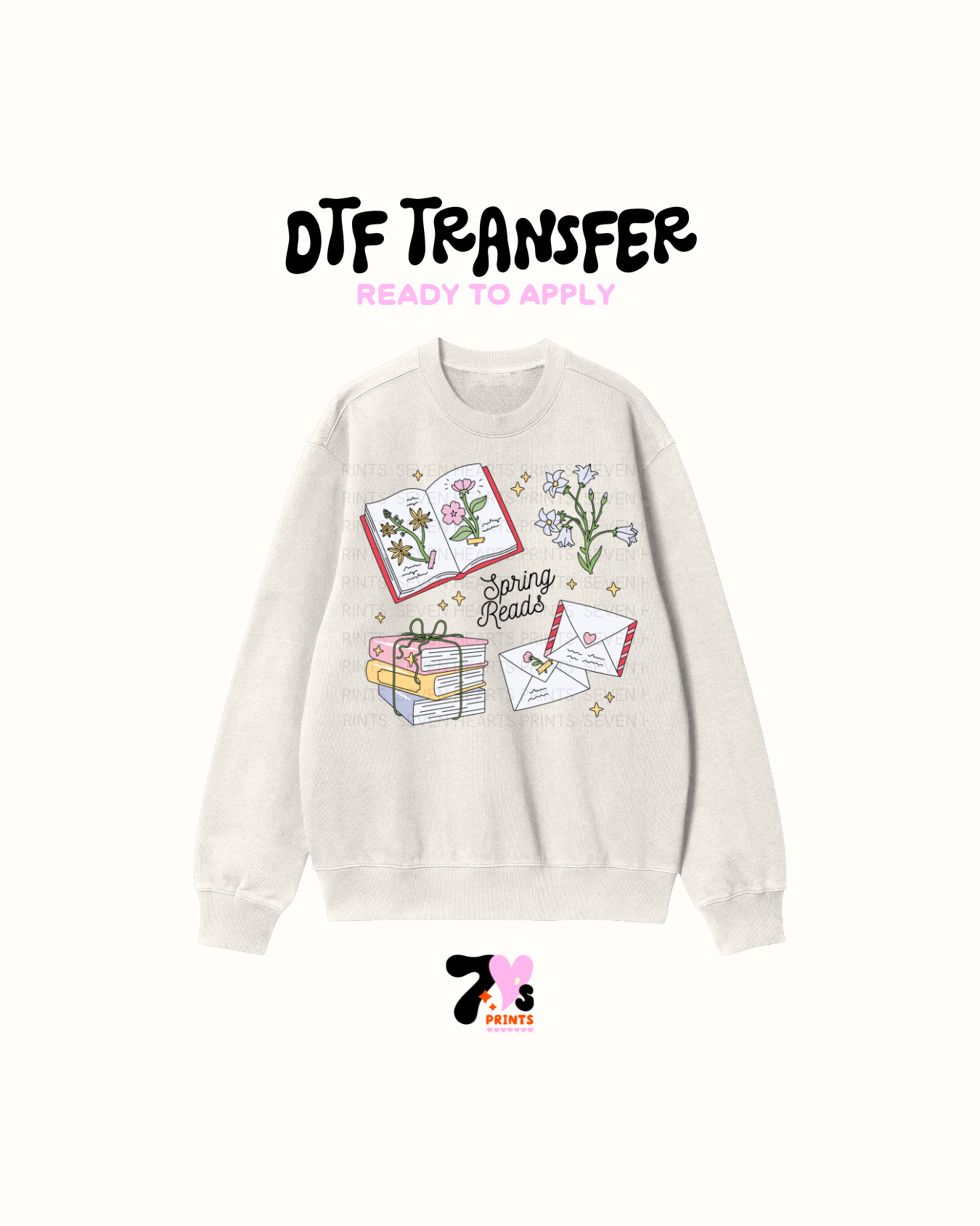 Spring reads- DTF Transfers