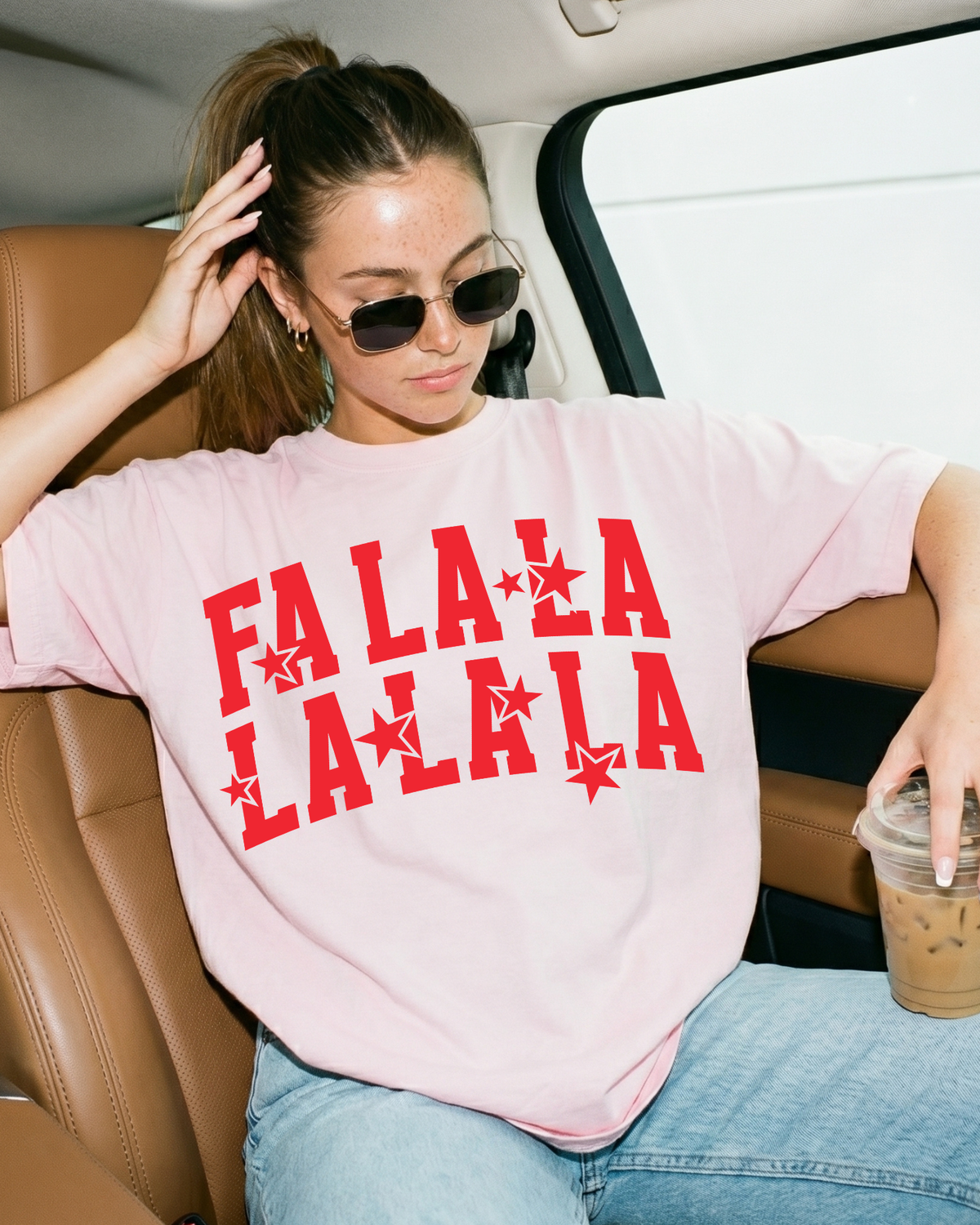 Fa-la-la-la (Red) - DTF Transfers