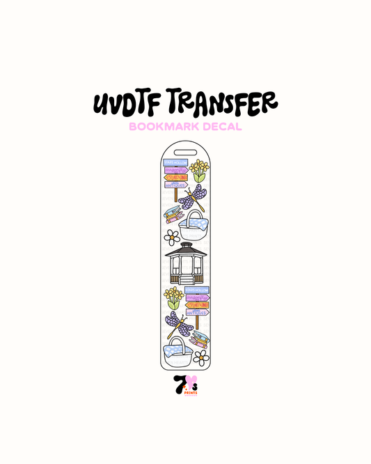 #175 UVDTF Bookmark Decal 1.1