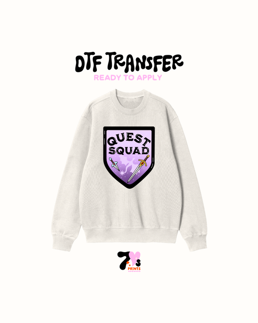 Quest squad - DTF Transfers