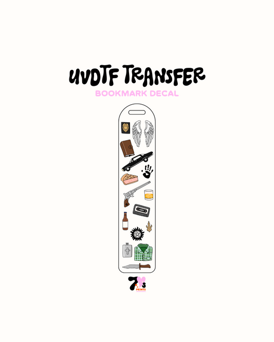 Super natural - UVDTF Bookmark Decal