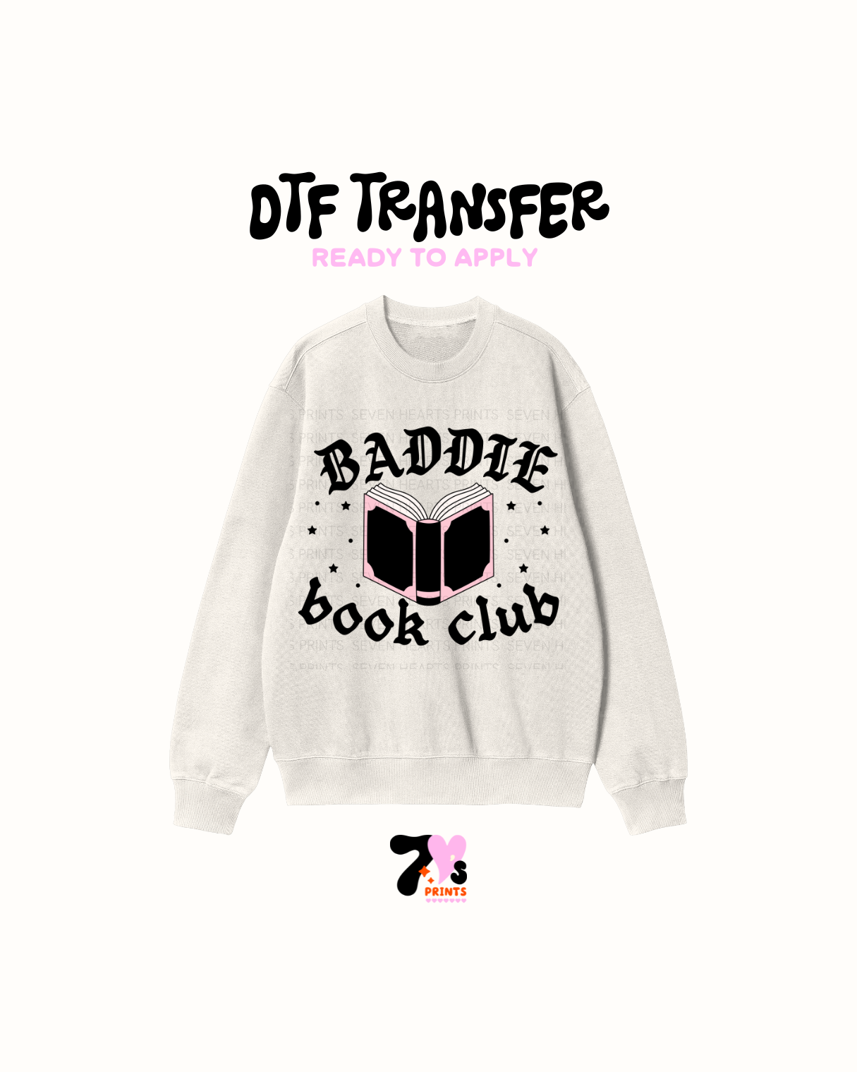 Baddie Book Club Pink -  DTF Transfers