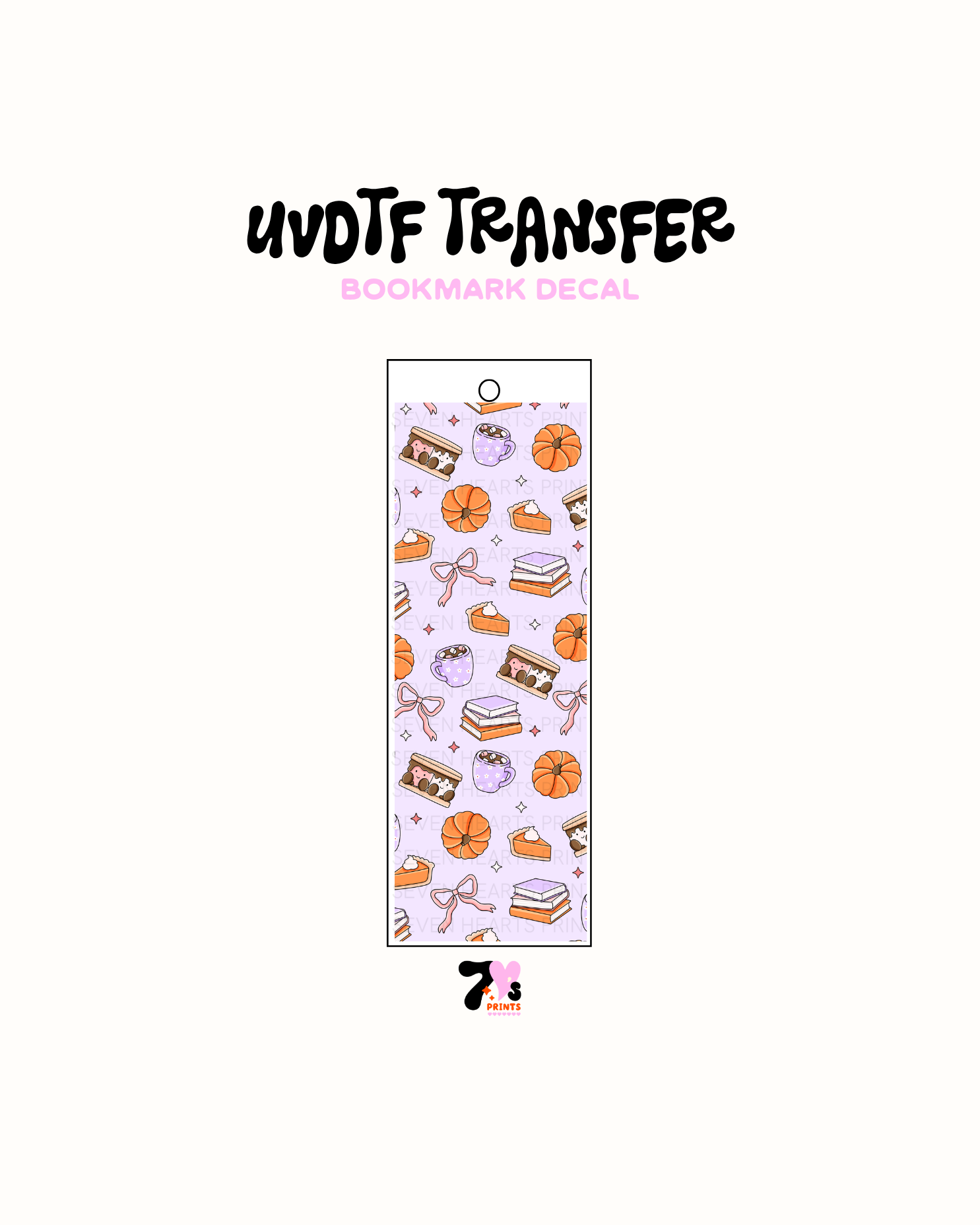 UVDTF Bookmark Decal #354