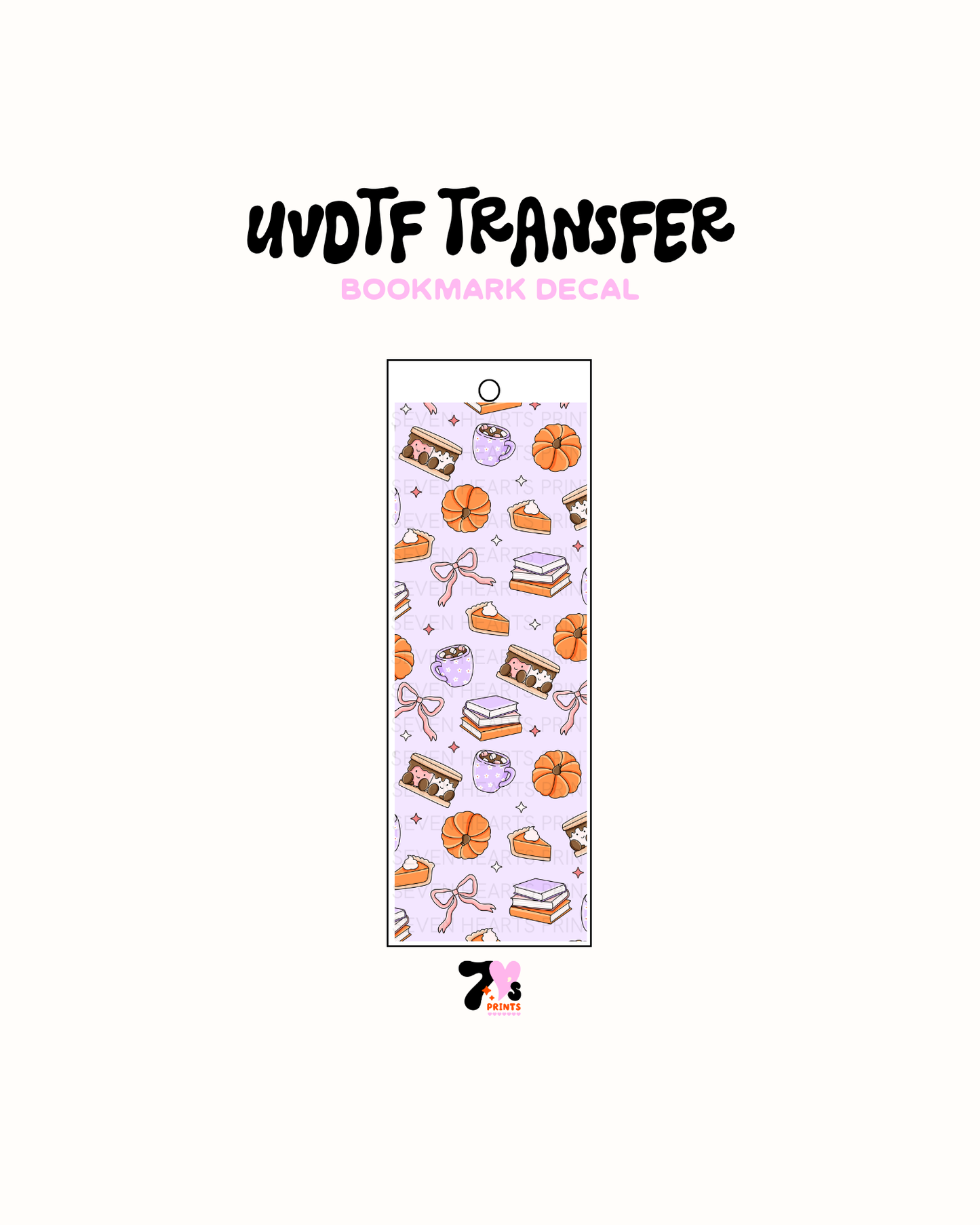 UVDTF Bookmark Decal #354