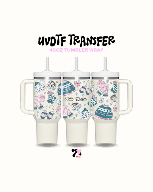 Hello Winter - UVDTF Wrap