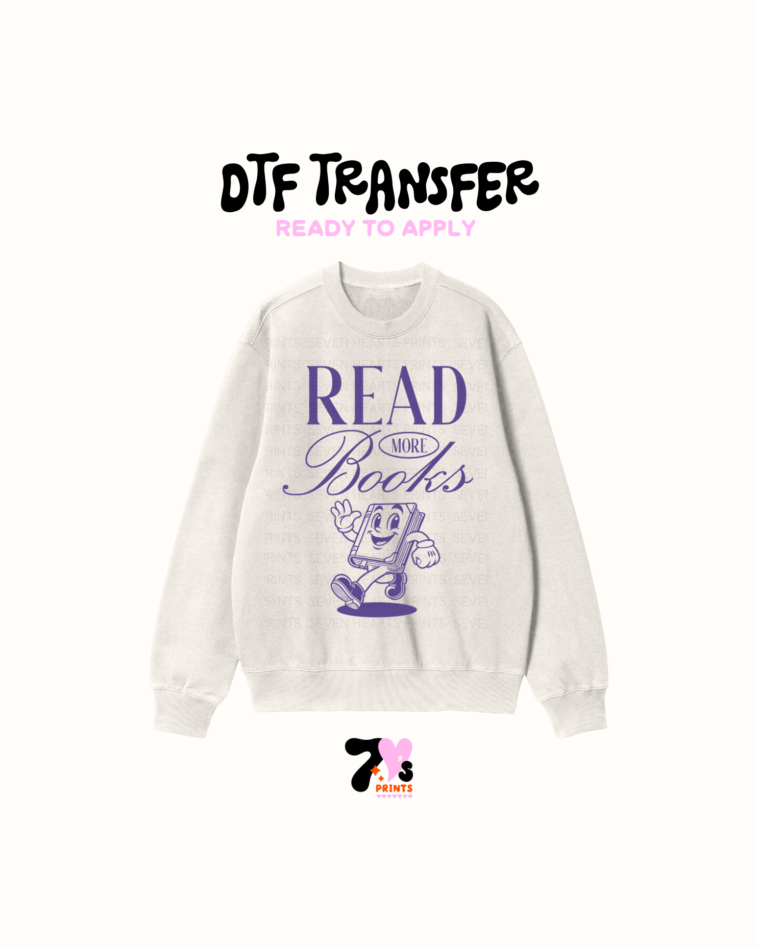 Read more books- DTF Transfers