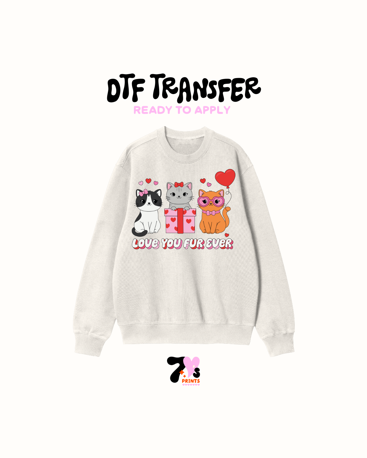 Love you fur ever - DTF Transfers