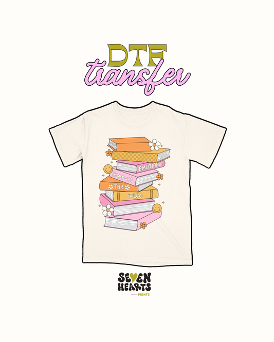 Books - DTF Transfer