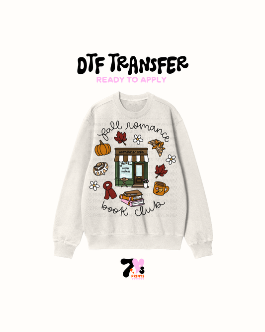 Fall Romance Book Club - DTF Transfer