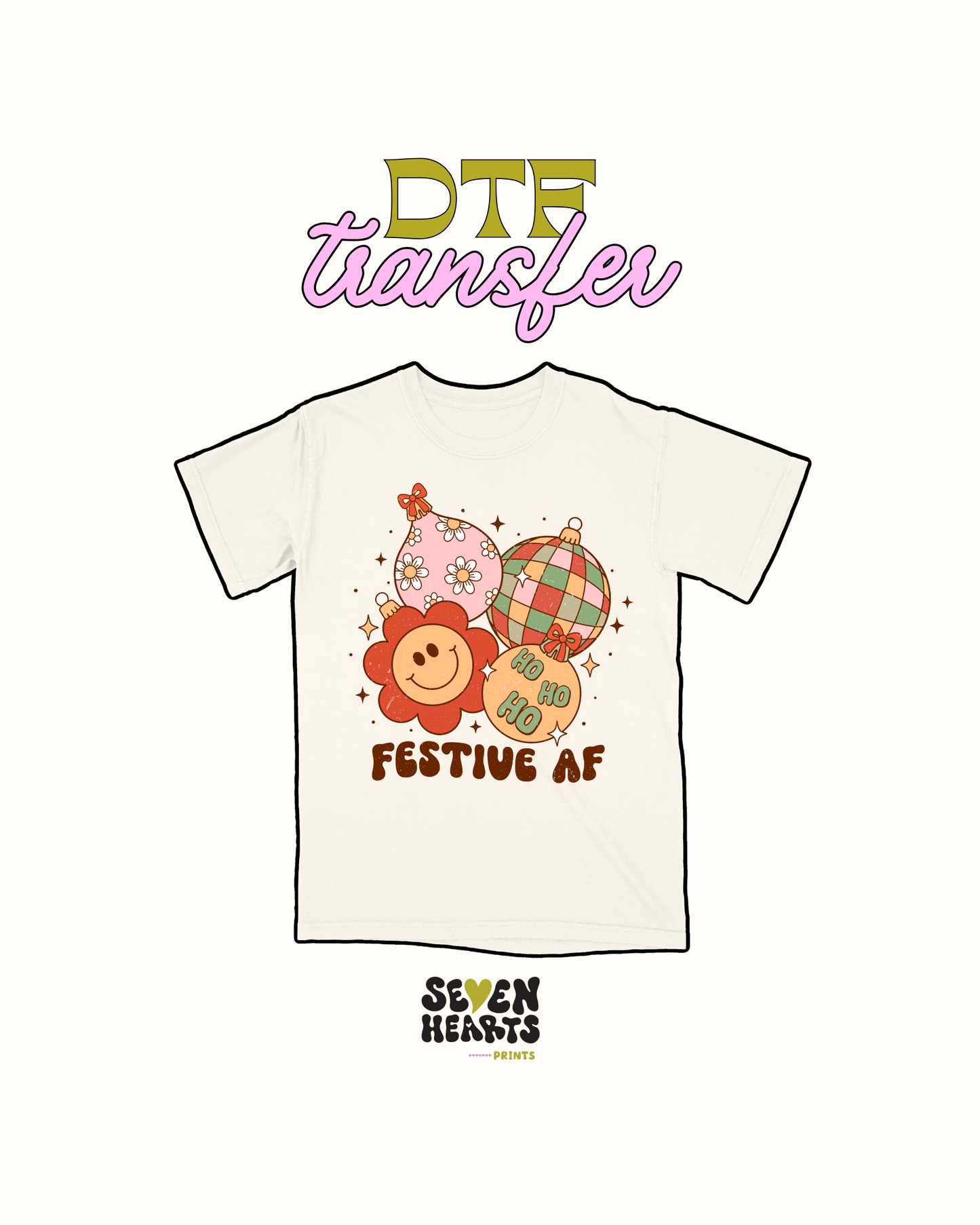 festive AF 2 - DTF Transfer