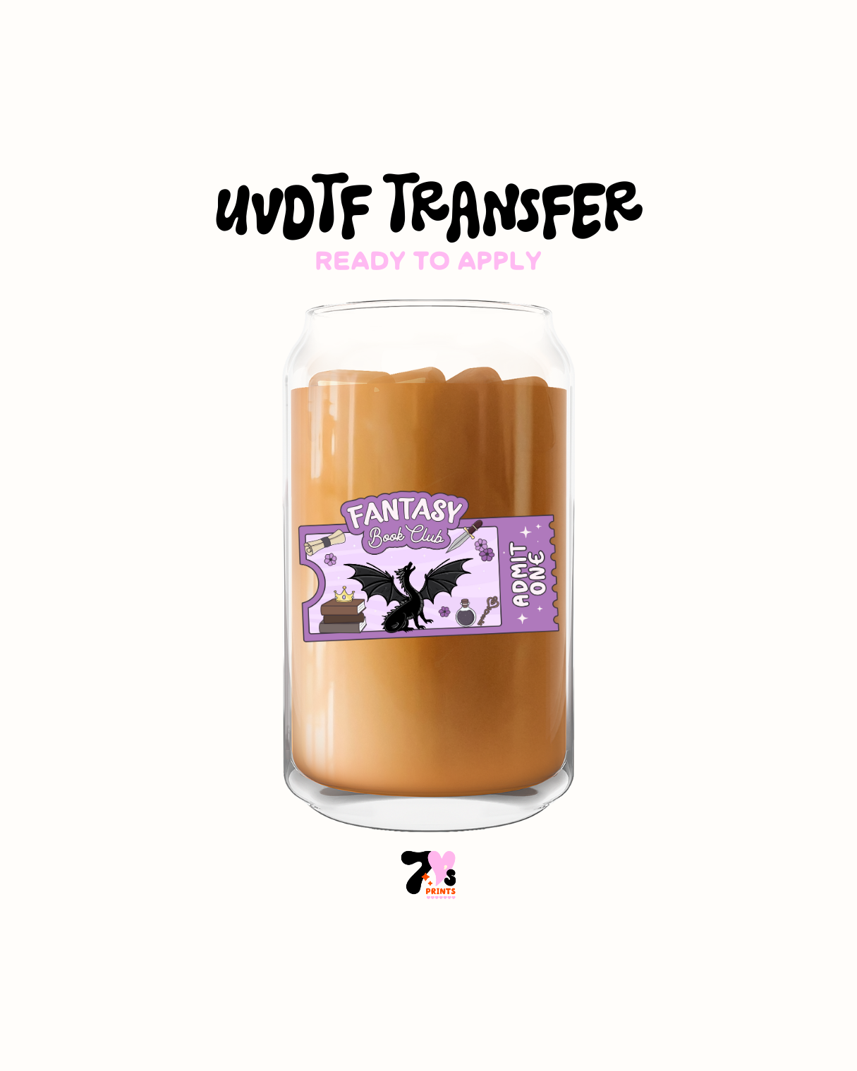 Fantasy book club - UVDTF Decal