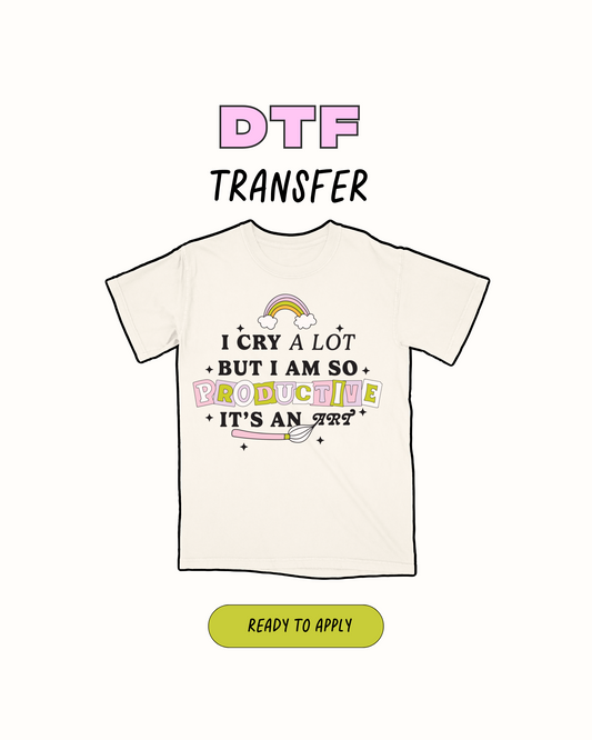 Lloro mucho - Transferencia DTF