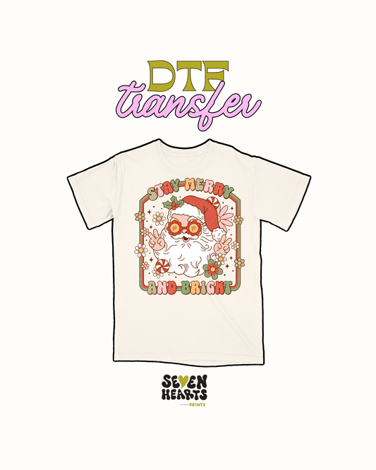 stay marry and bright - DTF Transfer