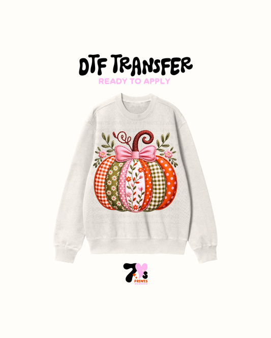Treaded pumpkin  - DTF Transfers