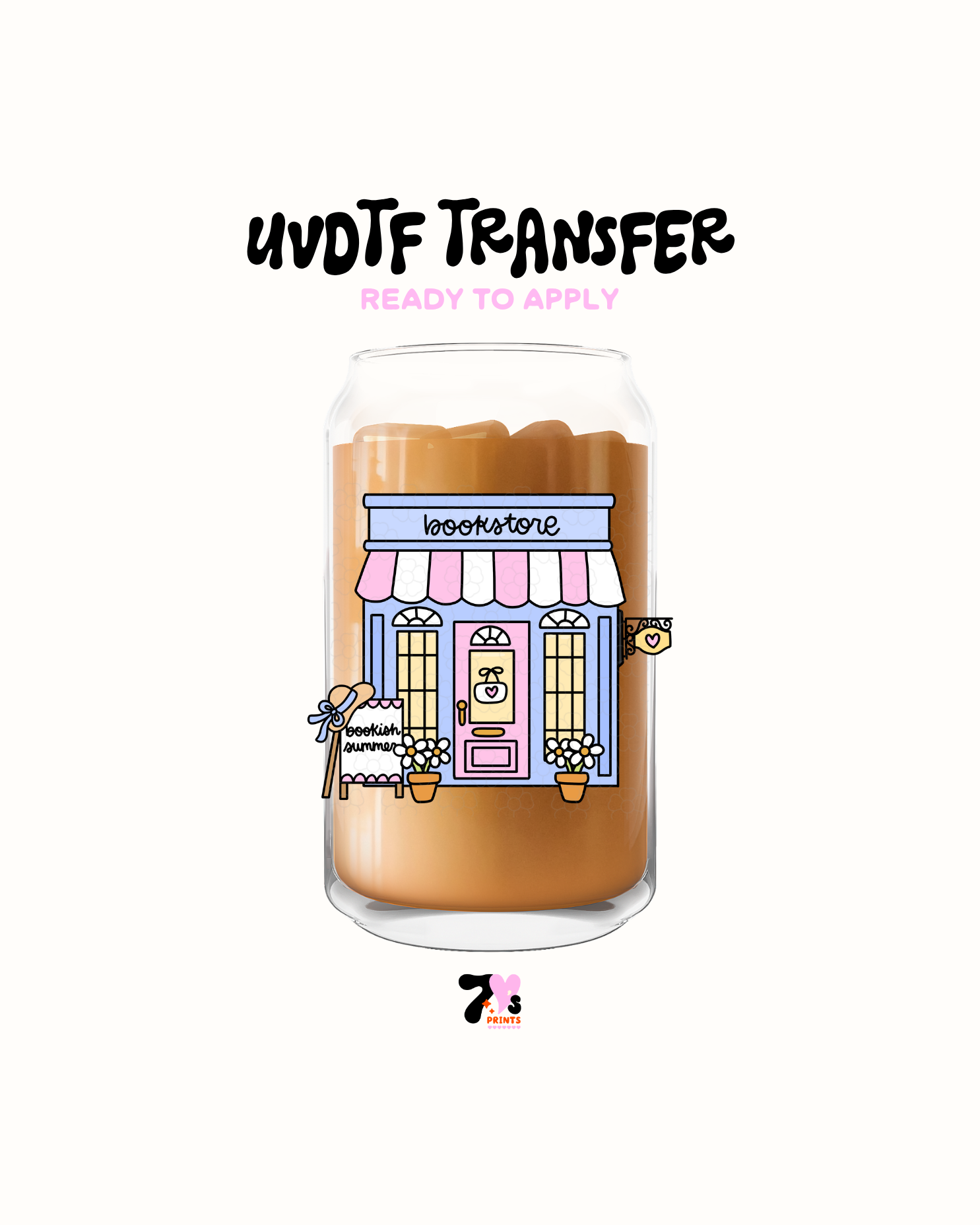 Bookish summer bookstore - UVDTF Decal