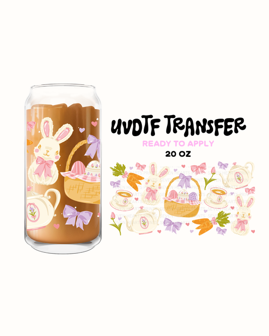 Easter bunny picnic  - UVDTF 20oz Cup Wrap