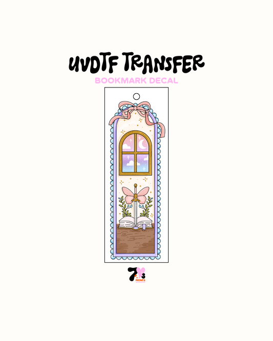 Fantasy Book - UVDTF Bookmark Decal