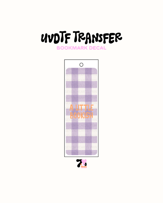 UVDTF Bookmark Decal #375