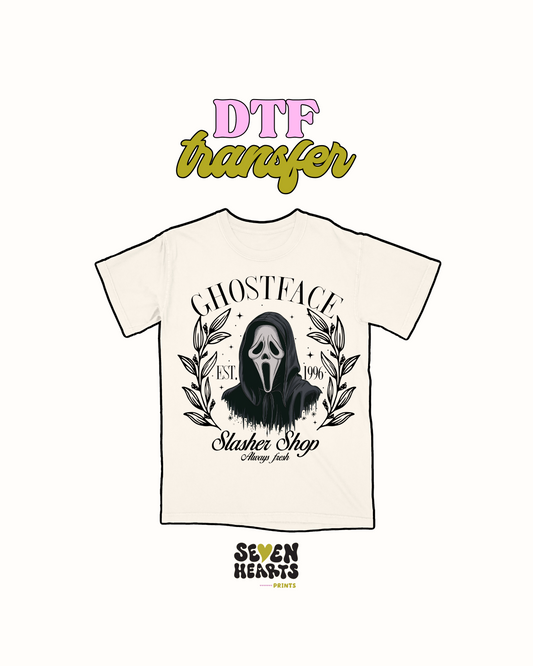 Ghostface black - DTF Transfer