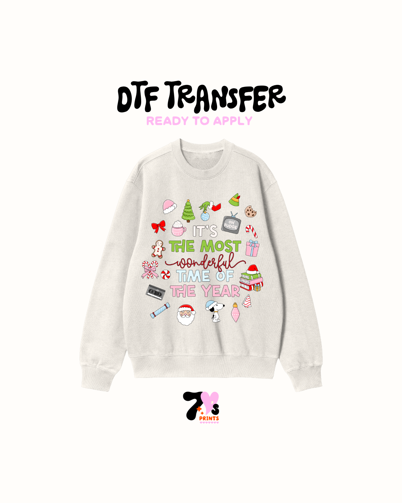 -Its the most wonderful time of the year  DTF Transfers