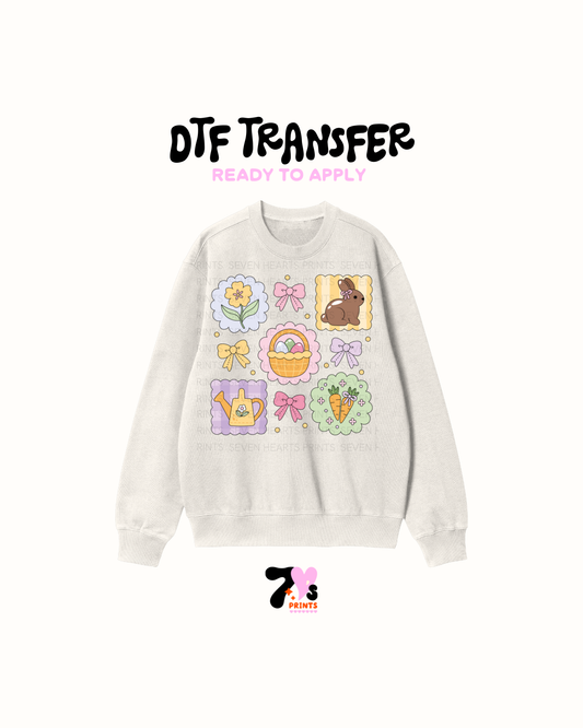 Bunny stamp - DTF Transfers