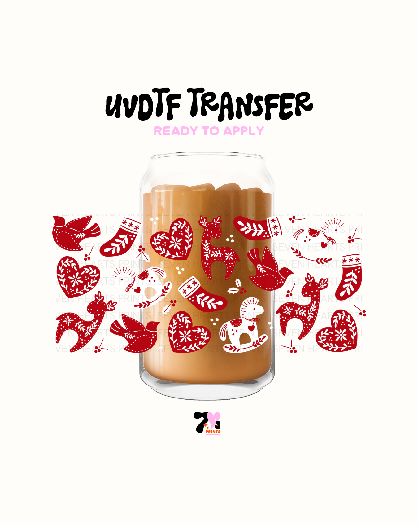 Xmas Love Vibes - UVDTF Wraps