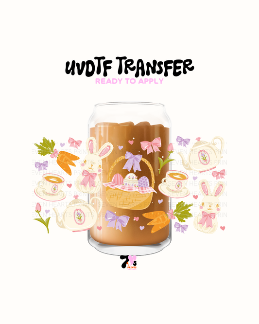 Easter Bunnies an carrots - UVDTF Wrap