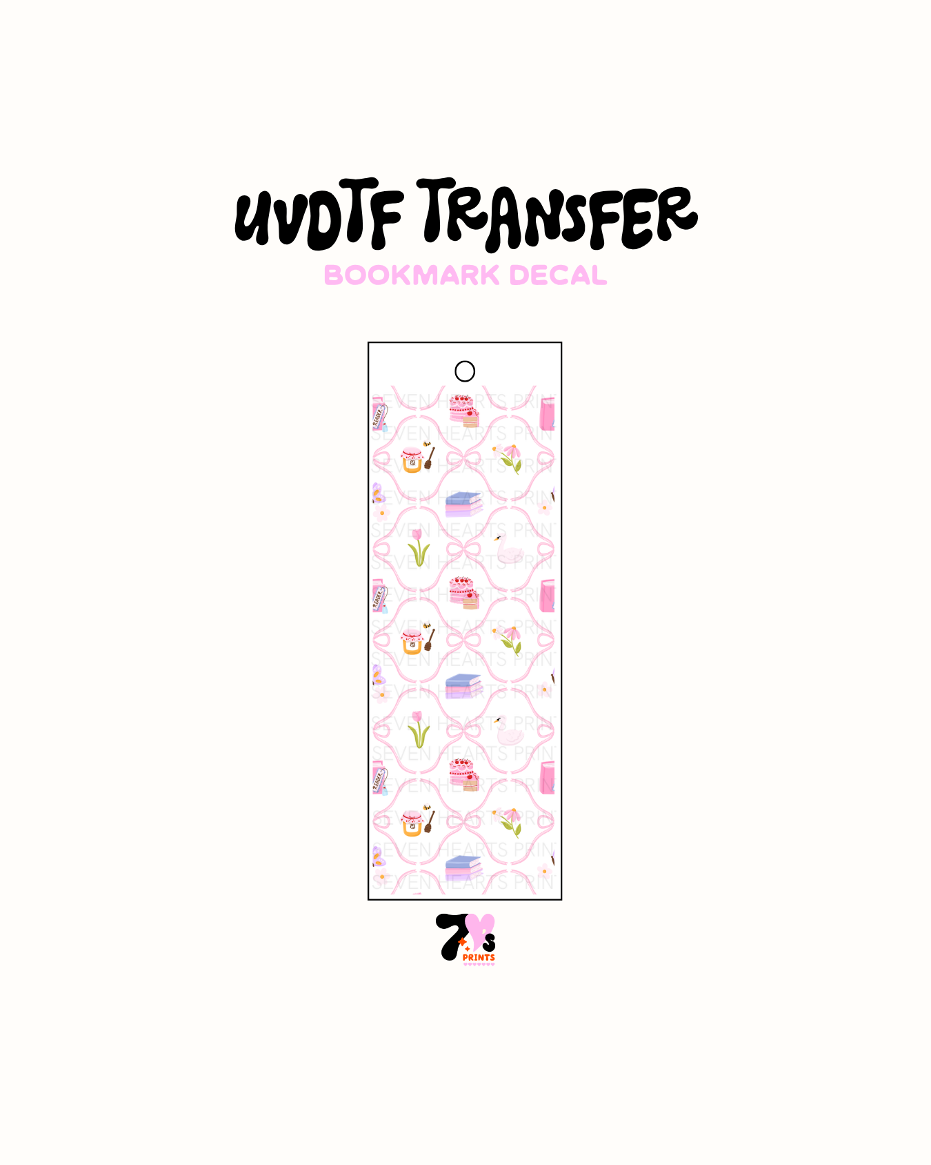 #297 UVDTF Bookmark Decal 1.8