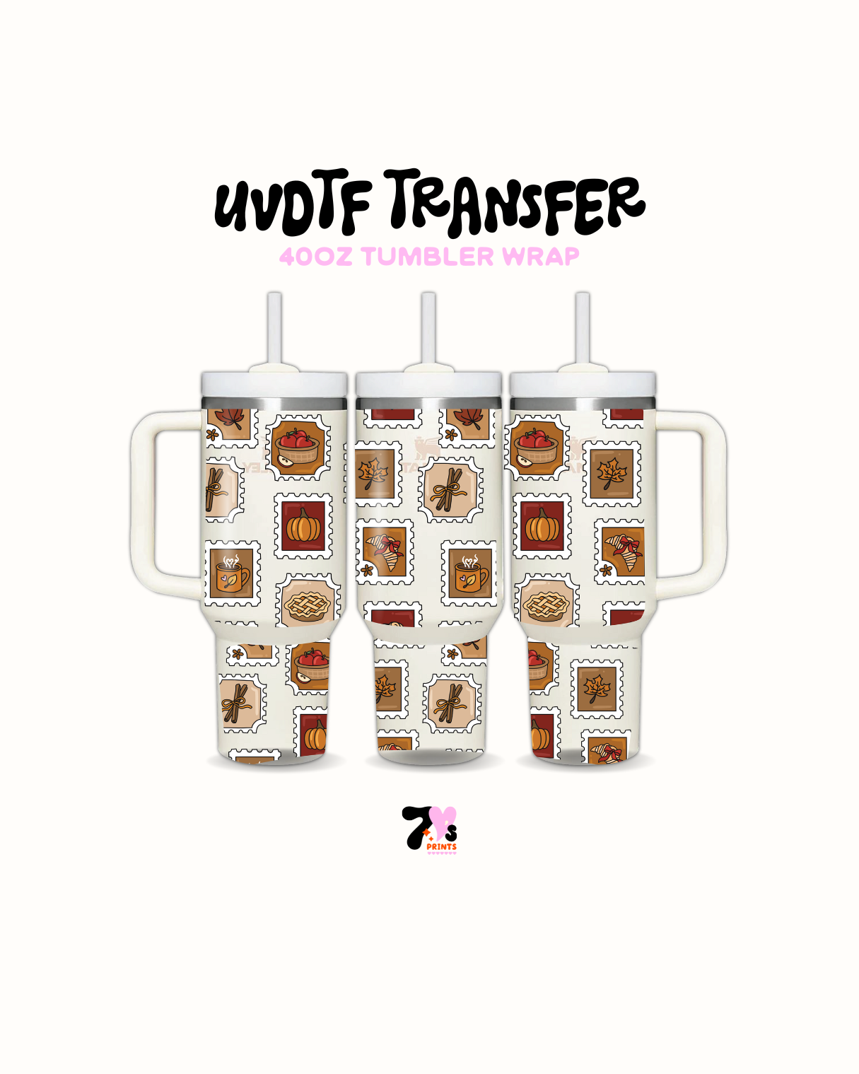 Fall stamps - UVDTF Wrap