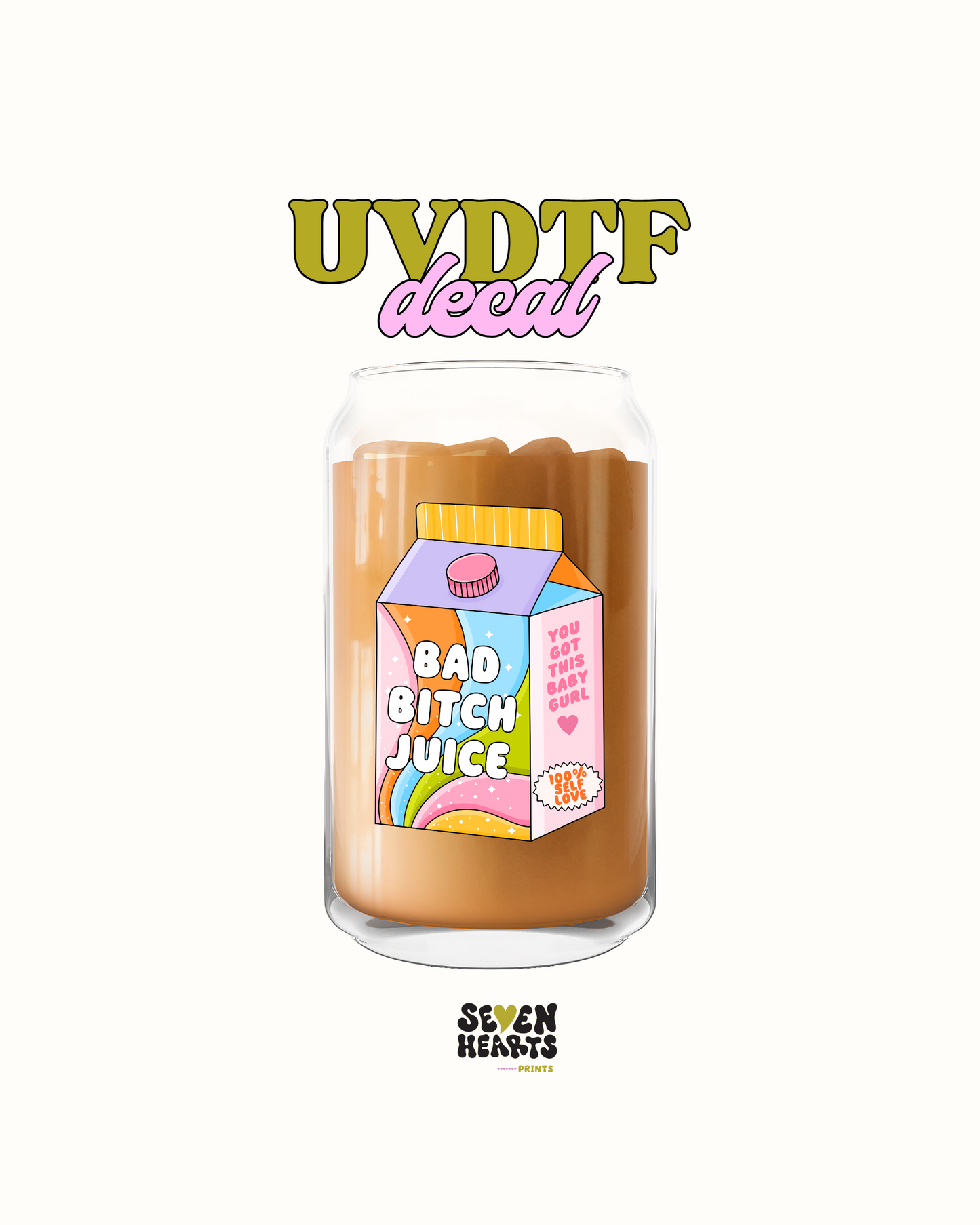 Bad bitch juice - UV DTF