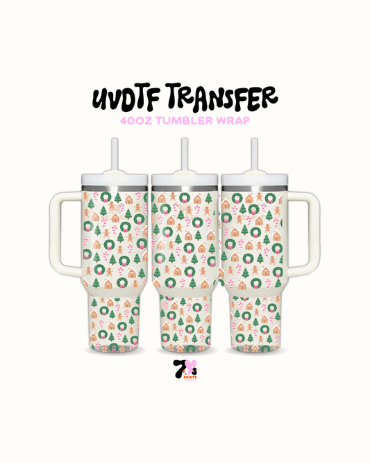 Gingerbreads and Trees - UVDTF Wrap